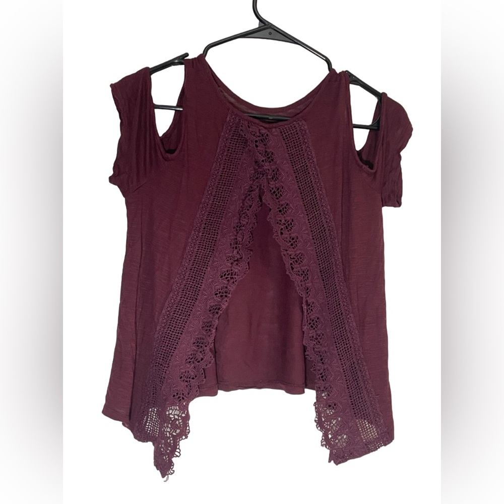 OPEN BACK COLD SHOULDER TOP - Picture 2 of 5